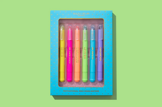 Wax Highlighter Set of 6 with Motivational Quotes