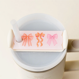 Tumbler Lid Tag - Blushing Bows