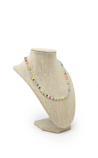 Rainbow Beaded Necklace