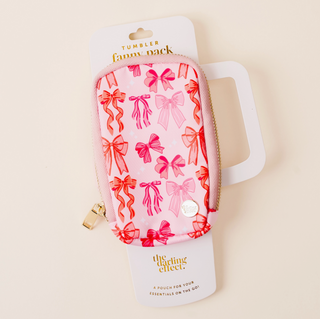 Blushing Bows Tumbler Fanny Pack