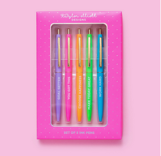 Colorful Motivational Pen Set