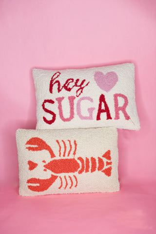 Hey Sugar Hook Pillow