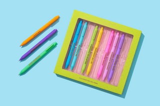 Set of 10 Colored Gel Pens