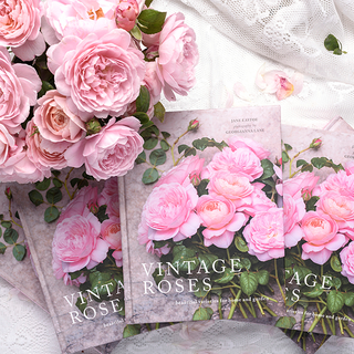 Vintage Roses Home & Garden Coffee Table Book