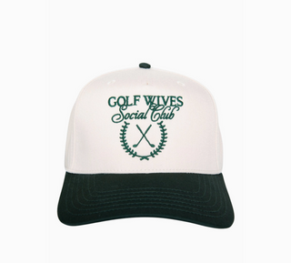 Golf Wives Social Club Two-Toned Canvas Fitted Hat