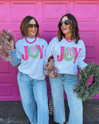 JOY Christmas Sweatshirt: M / Sweatshirt