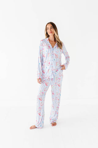 Mahjong and Mingle Women's Pajamas: Medium
