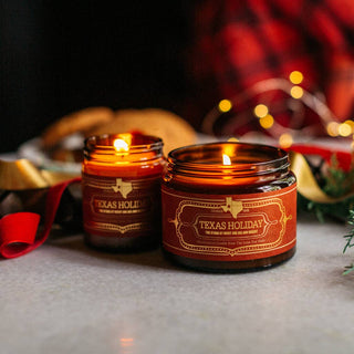 Texas Holiday Candle