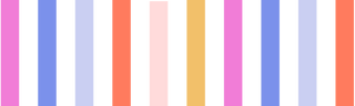 Pattern of vertical stripes in various colors on a white background