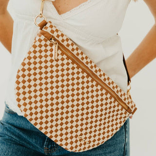 Westlyn Woven Bum Bag - TOP SELLER: Brown