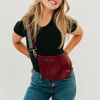 Westlyn Woven Bum Bag - TOP SELLER: Brown