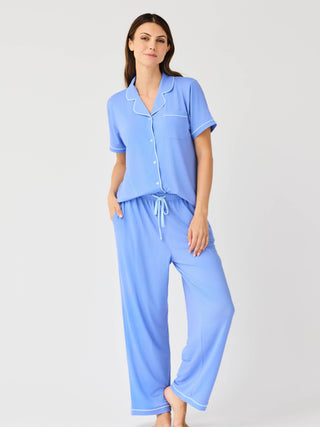 Women's Charlotte Pajama Pants Set | Blue: XS