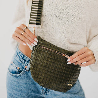 Westlyn Woven Bum Bag - TOP SELLER: Brown