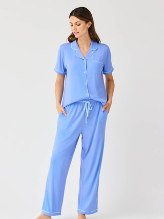 Women's Charlotte Pajama Pants Set | Blue: XS