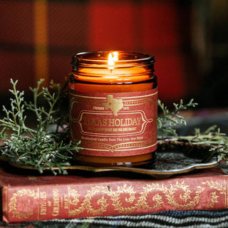 Texas Holiday Candle