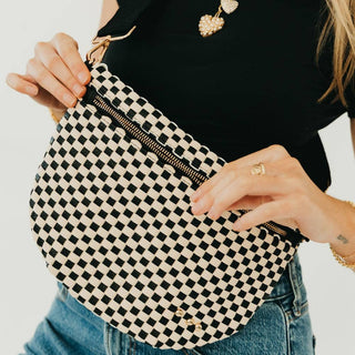 Westlyn Woven Bum Bag - TOP SELLER: Brown