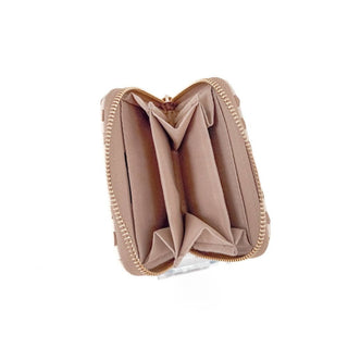 Wynona Woven Wallet: Brown